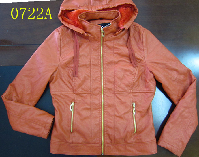 stock lady pu jacket 0722A-D